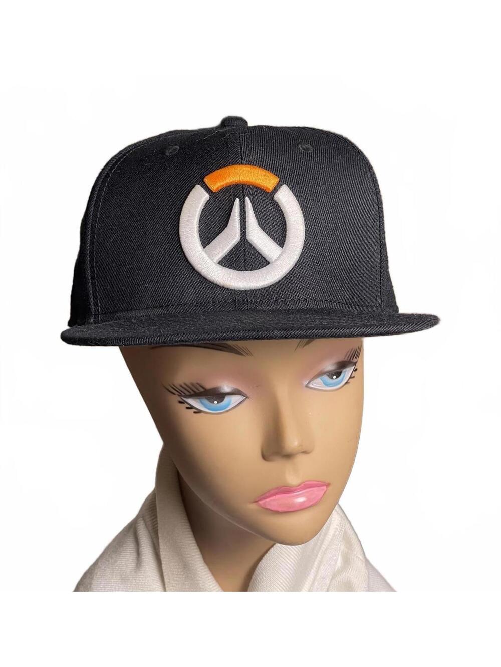 Overwatch Black Snapback Hat with Logo